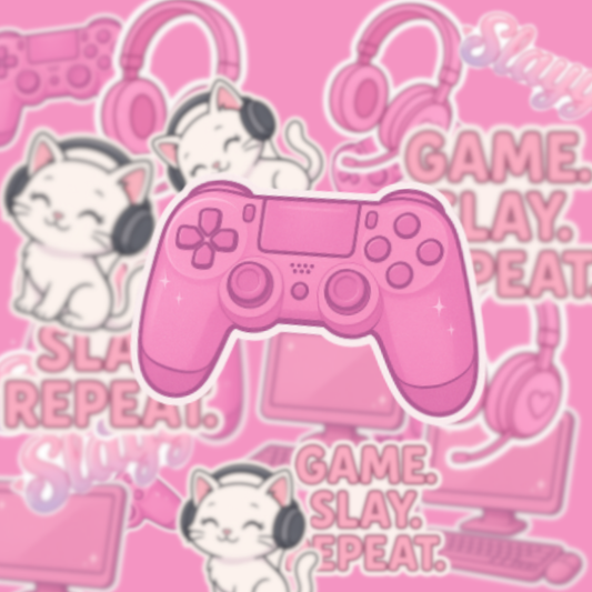 Pink Controller Sticker